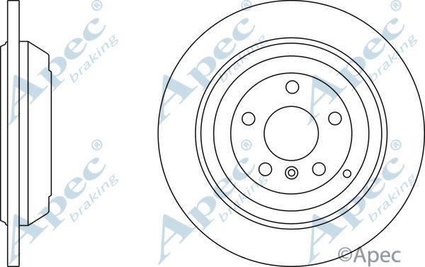 APEC BRAKING Jarrulevy DSK2386